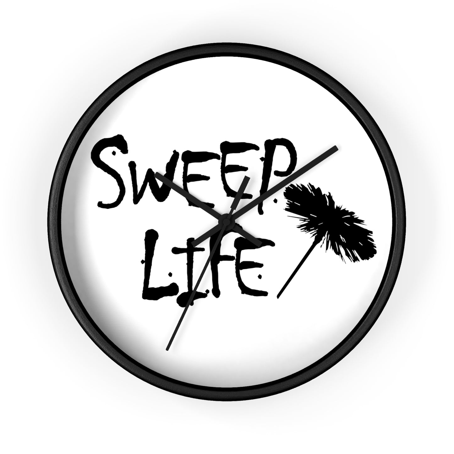 Sweep Life Wall Clock - Black