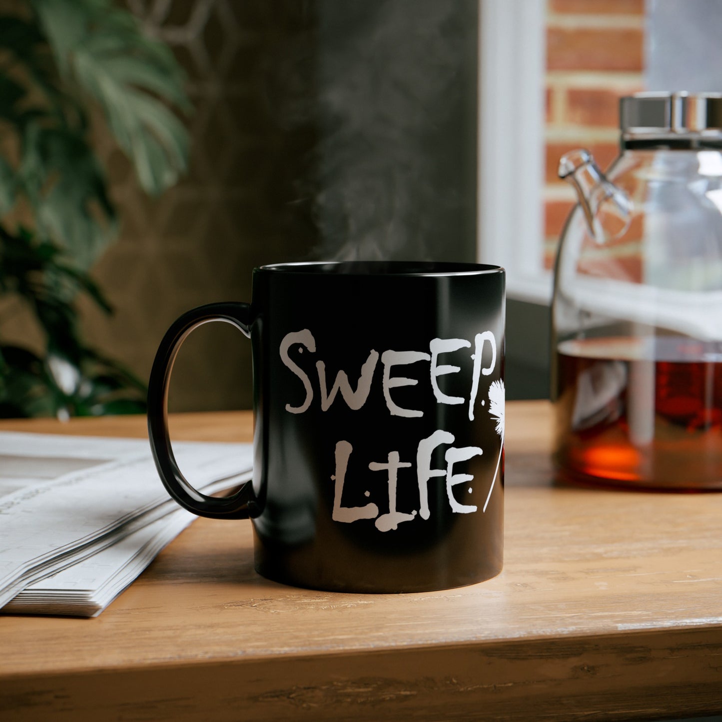 Sweep Life Mug - Black