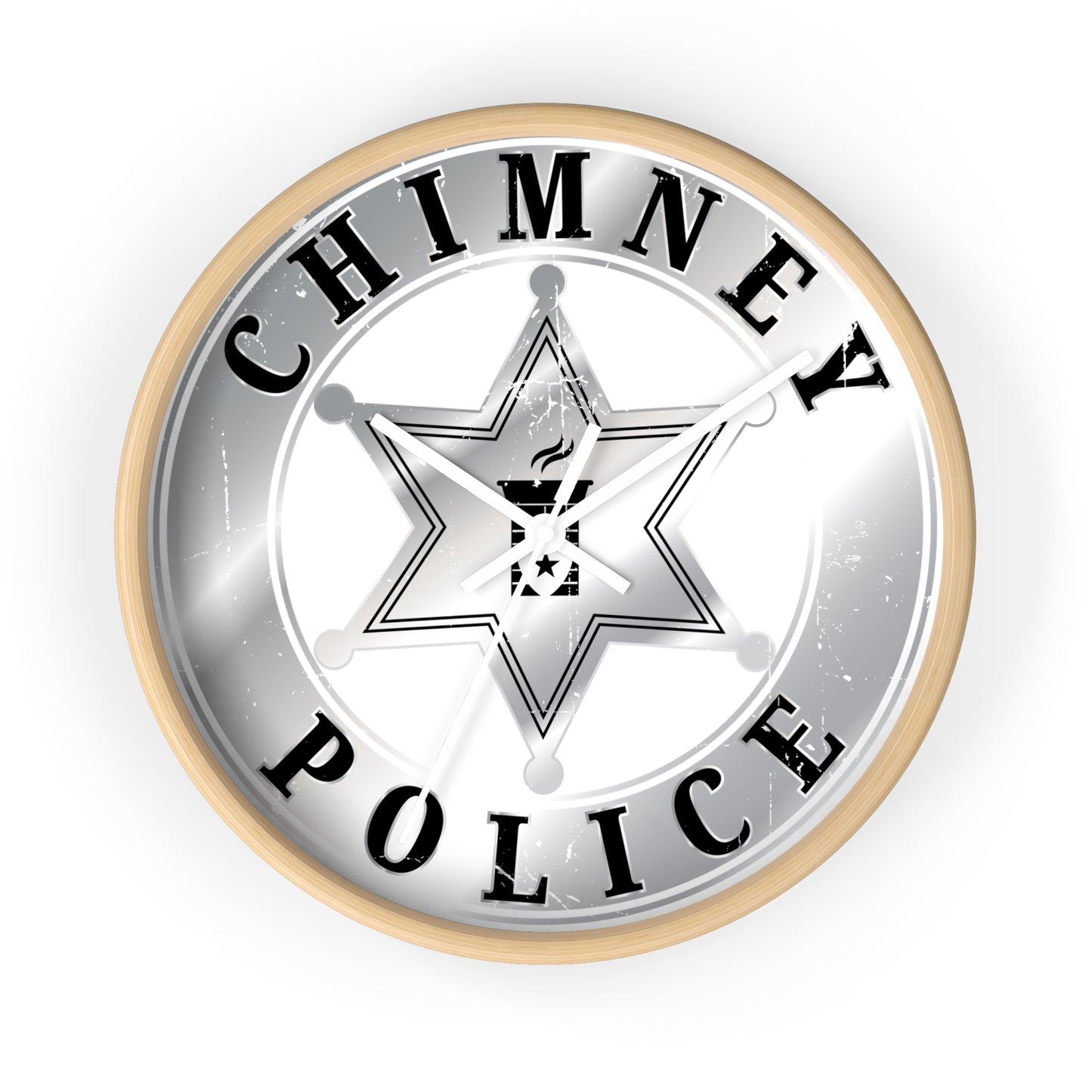 Chimney Police Wall Clock