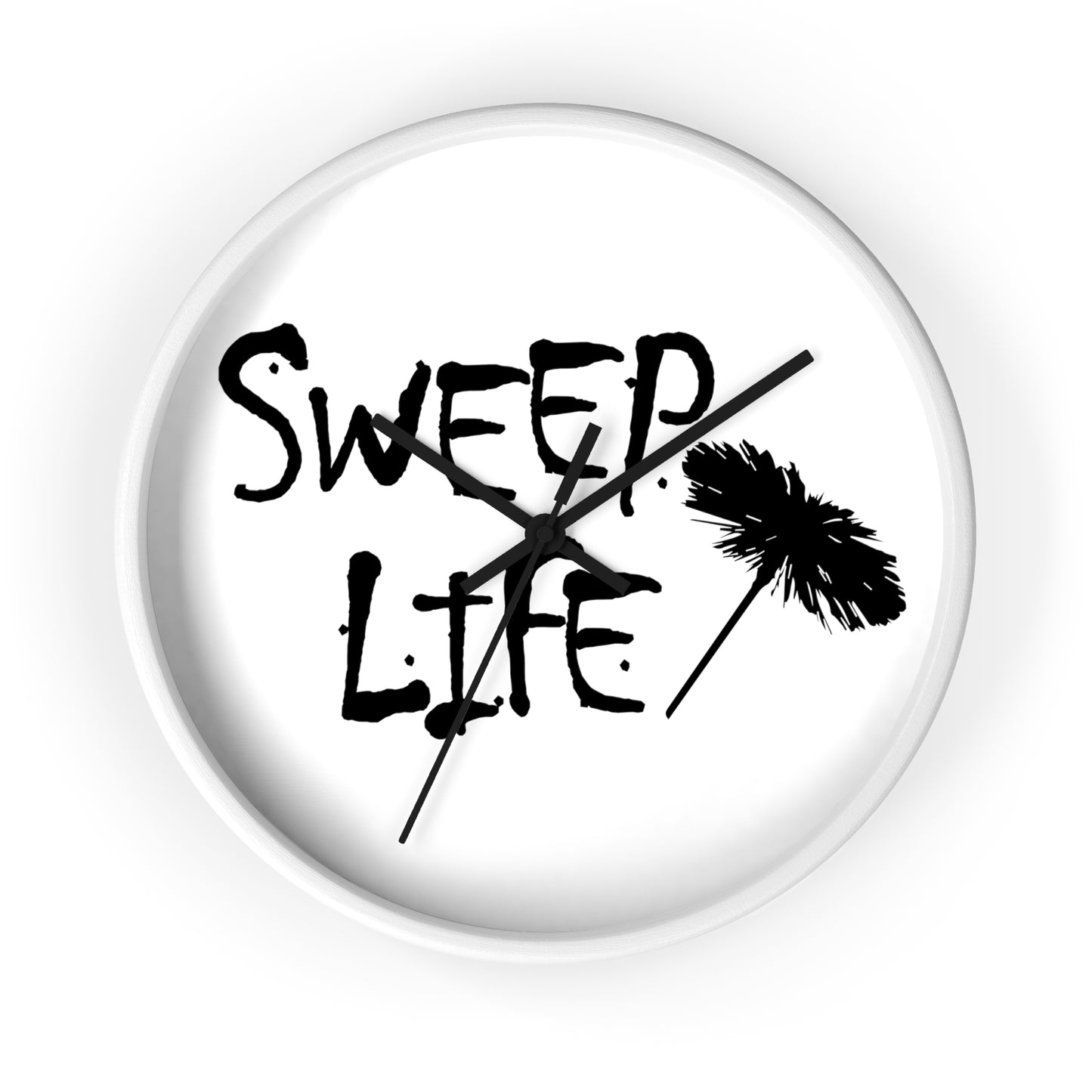 Sweep Life Wall Clock - Black