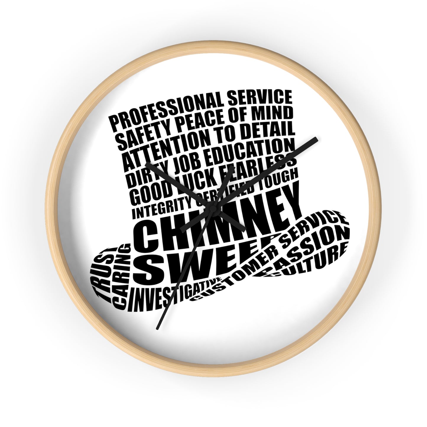 We The Sweeps Wall Clock
