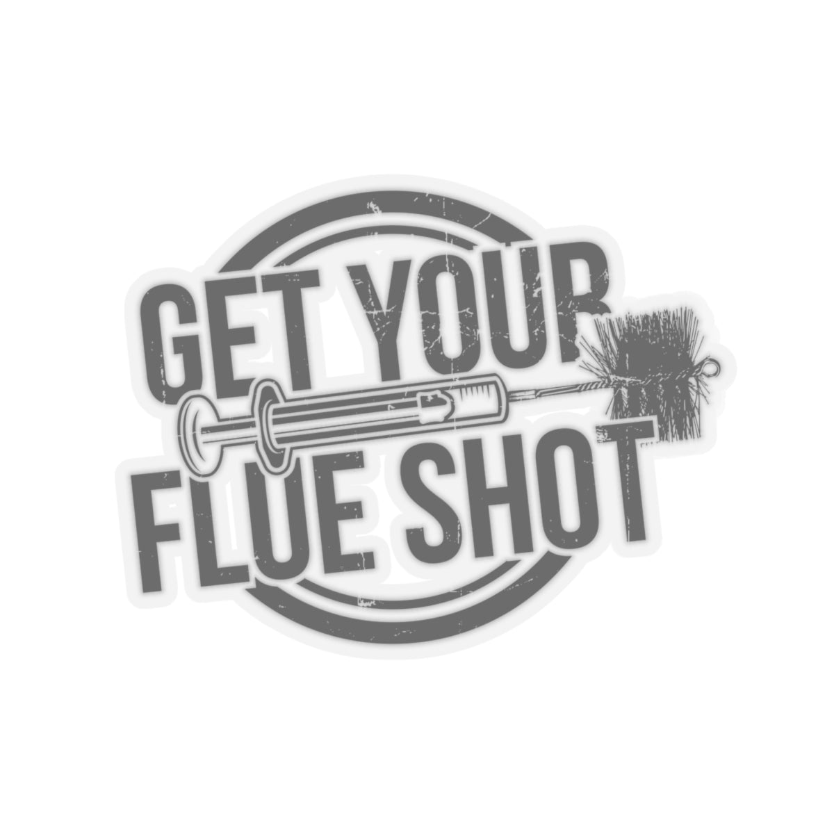 Get Your Flue Shot Sticker