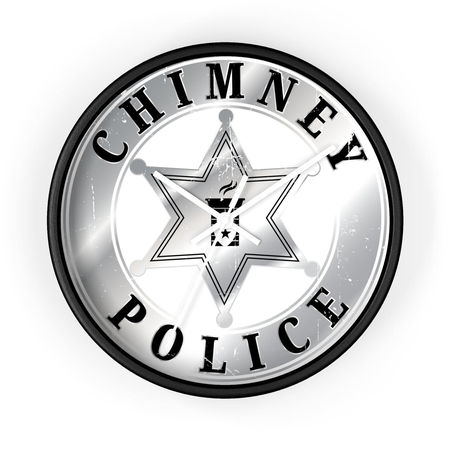 Chimney Police Wall Clock