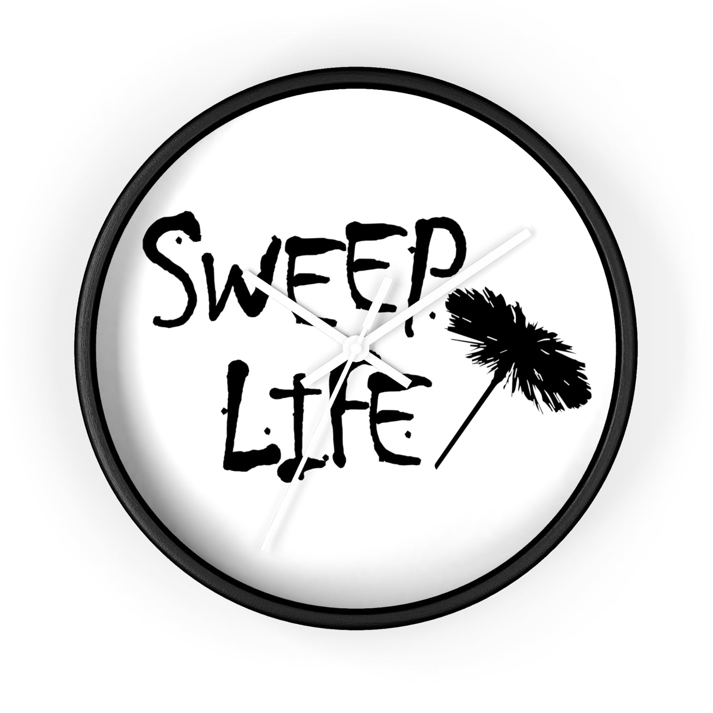 Sweep Life Wall Clock - Black