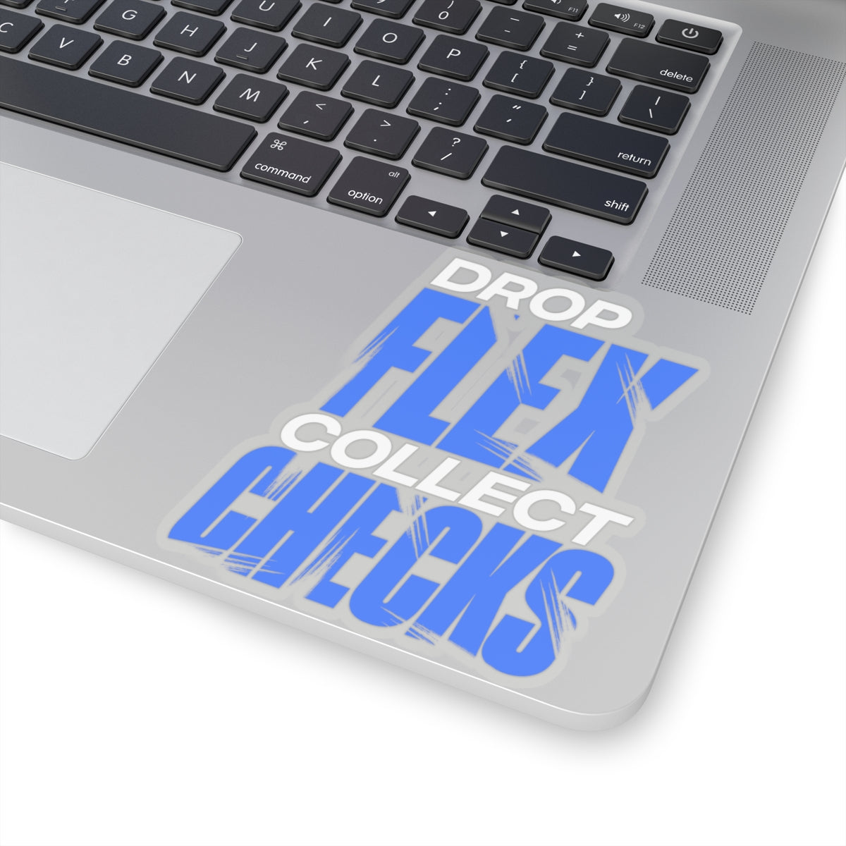 Drop Flex Collect Checks Sticker
