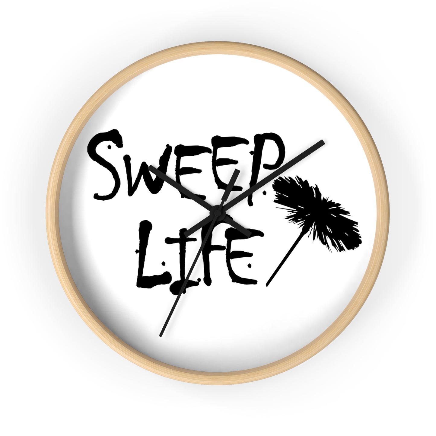 Sweep Life Wall Clock - Black