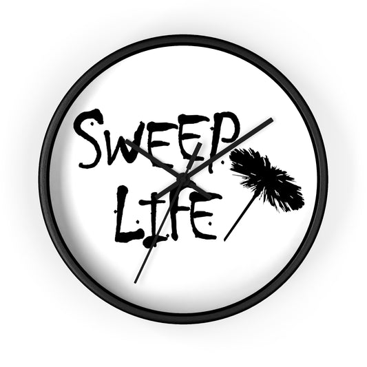 Sweep Life Wall Clock - Black