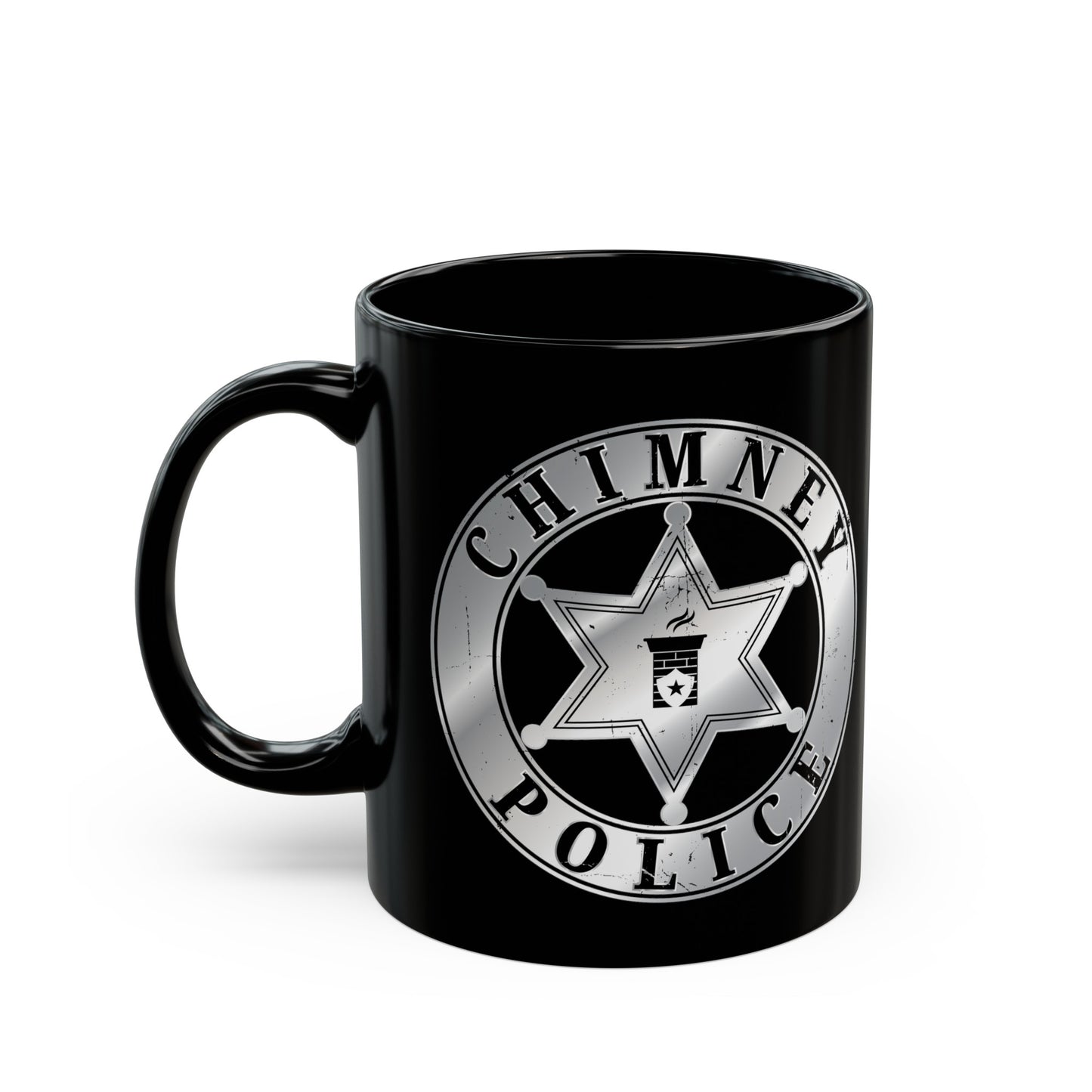 Chimney Police Mug - Black