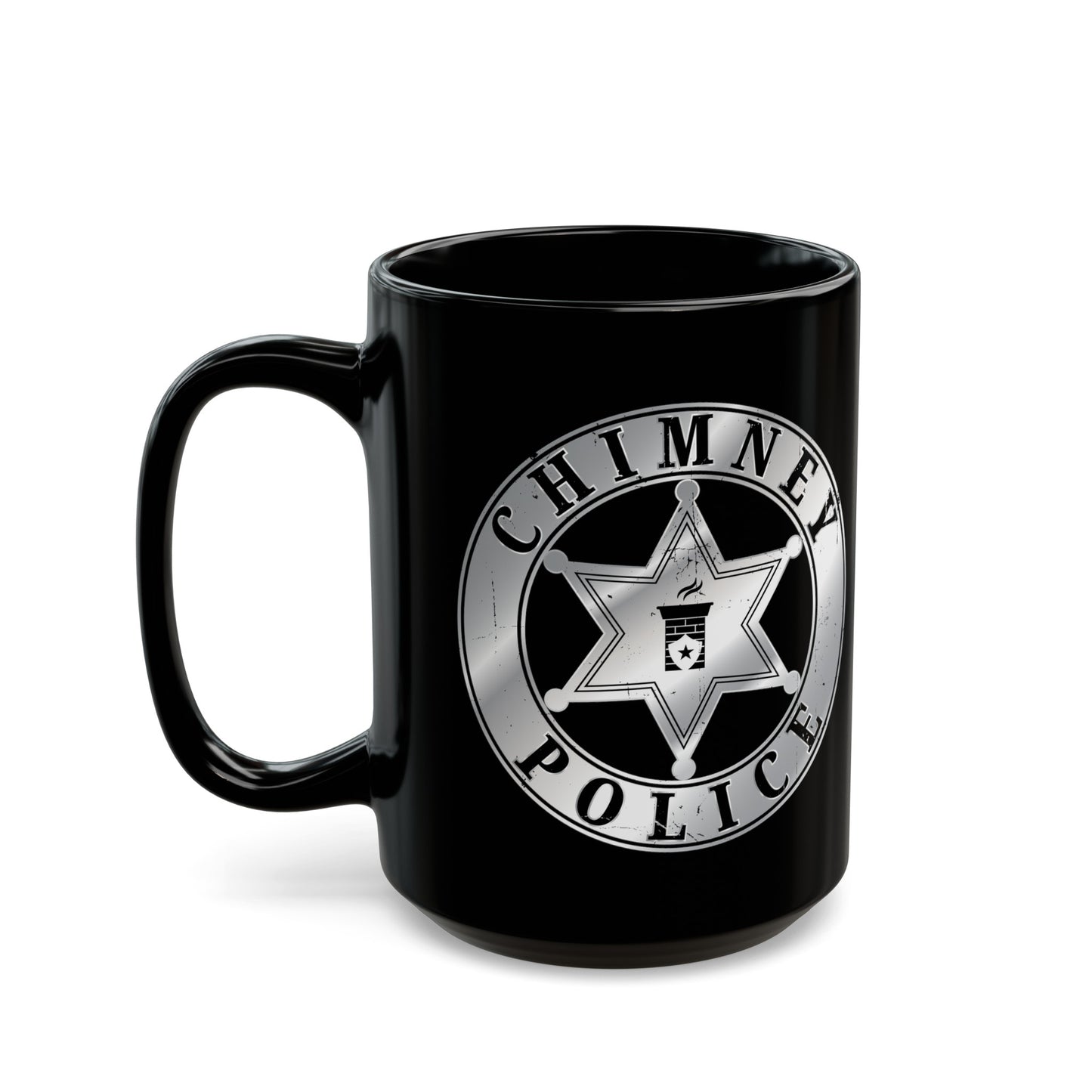 Chimney Police Mug - Black